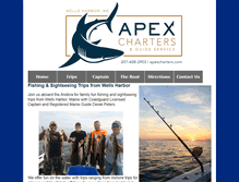 Tablet Screenshot of apexcharters.com